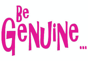 be_genuine